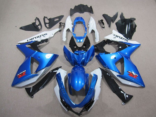 Blue White 2009-2016 Suzuki GSXR 1000 Aftermarket Motorcycle Fairing Blue White 2009-2016 Suzuki GSXR 1000 Aftermarket Motorcycle Fairing