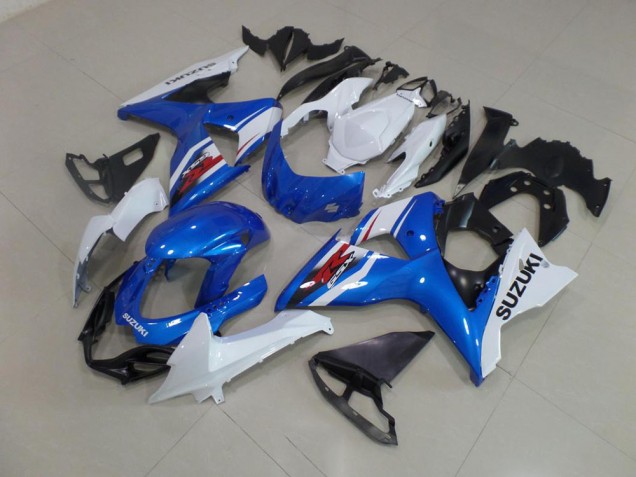 Blue White 2009-2016 Suzuki GSXR 1000 Motorcycle Fairings Blue White 2009-2016 Suzuki GSXR 1000 Motorcycle Fairings