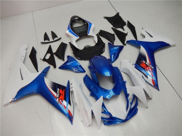 Blue White 2011-2021 Suzuki GSXR 600/750 Motorcycle Bodywork Blue White 2011-2021 Suzuki GSXR 600/750 Motorcycle Bodywork