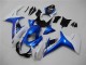 Blue White 2011-2021 Suzuki GSXR 600/750 Motorcycle Fairing Blue White 2011-2021 Suzuki GSXR 600/750 Motorcycle Fairing