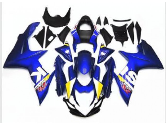 Blue White 2011-2021 Suzuki GSXR 600/750 Motorcycle Fairings Blue White 2011-2021 Suzuki GSXR 600/750 Motorcycle Fairings