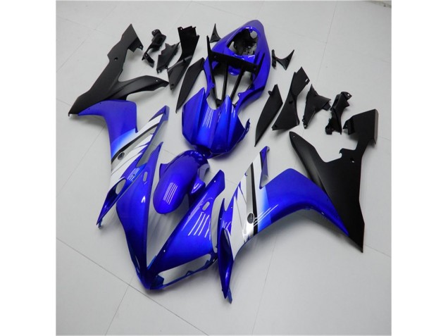 Blue White Black 2004-2006 Yamaha YZF R1 Motorcycle Fairings Blue White Black 2004-2006 Yamaha YZF R1 Motorcycle Fairings