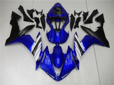 Blue White Black 2004-2006 Yamaha YZF R1 Motorcycle Fairings