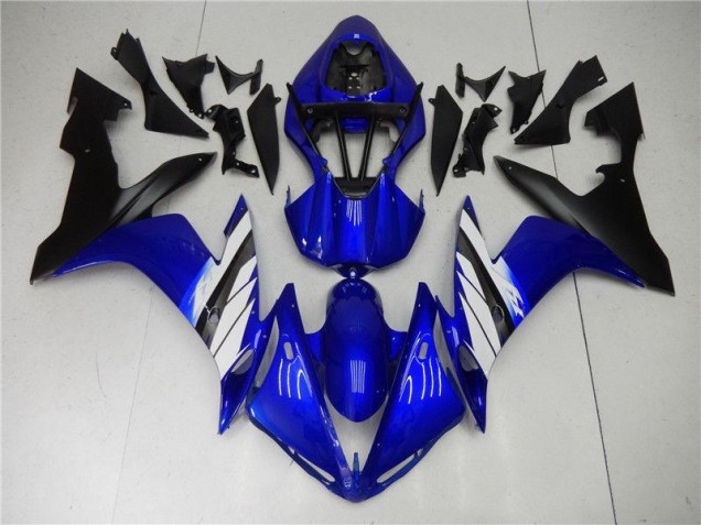 Blue White Black 2004-2006 Yamaha YZF R1 Motorcycle Fairings Blue White Black 2004-2006 Yamaha YZF R1 Motorcycle Fairings