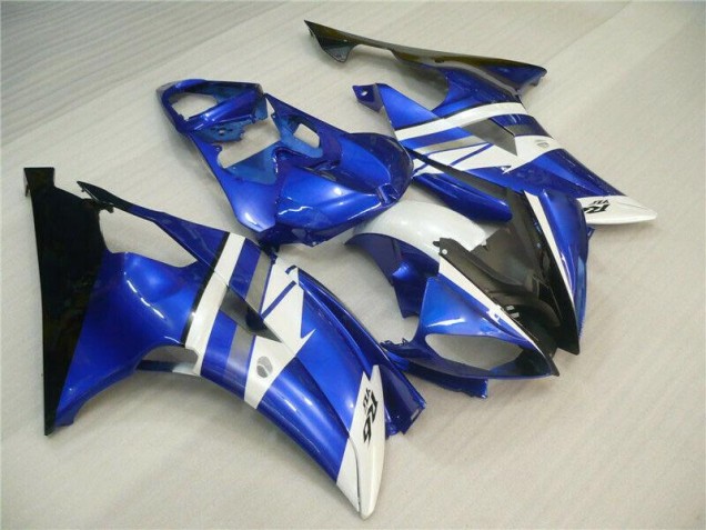 Blue White Black 2008-2016 Yamaha YZF R6 Motorcycle Fairing Blue White Black 2008-2016 Yamaha YZF R6 Motorcycle Fairing
