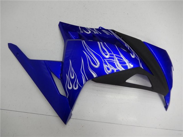 Blue White Black 2013-2016 Kawasaki EX300 Motorcycle Fairings Blue White Black 2013-2016 Kawasaki EX300 Motorcycle Fairings