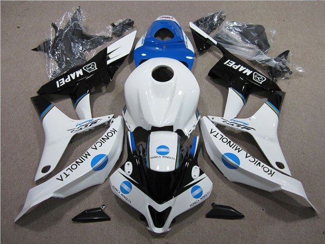 Blue White Black Konica Minolta MAPEI 2007-2008 Honda CBR600RR Motorcycle Fairings Blue White Black Konica Minolta MAPEI 2007-2008 Honda CBR600RR Motorcycle Fairings