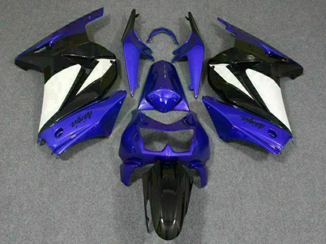 Blue White Black Ninja 2008-2012 Kawasaki EX250 Motorcycle Fairings Blue White Black Ninja 2008-2012 Kawasaki EX250 Motorcycle Fairings