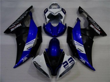 Blue White Black YEC 23 2008-2016 Yamaha YZF R6 Motorcycle Fairings