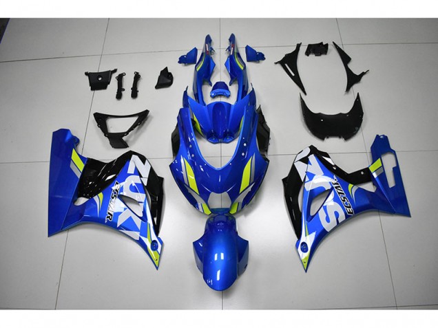 Blue White Decal 2017-2021 Suzuki GSXR 1000 Motorcycle Fairings