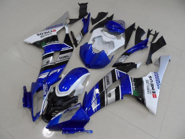 Blue White ENEOS 2008-2016 Yamaha YZF R6 Motorcycle Fairings Blue White ENEOS 2008-2016 Yamaha YZF R6 Motorcycle Fairings