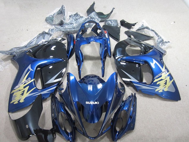 Blue White Gold Decal 2008-2019 Suzuki GSXR 1300 Hayabusa Motorcycle Fairings Blue White Gold Decal 2008-2019 Suzuki GSXR 1300 Hayabusa Motorcycle Fairings