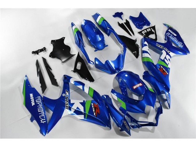 Blue White Green 2008-2010 Suzuki GSXR 600/750 Motorcycle Fairings Blue White Green 2008-2010 Suzuki GSXR 600/750 Motorcycle Fairings