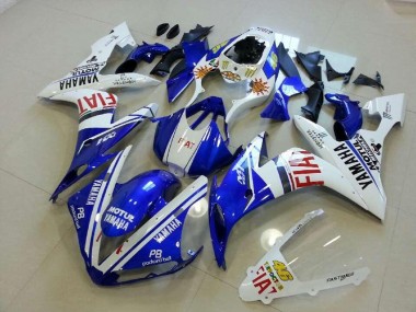 Blue White Red 2004-2006 Yamaha YZF R1 Motorcycle Fairings