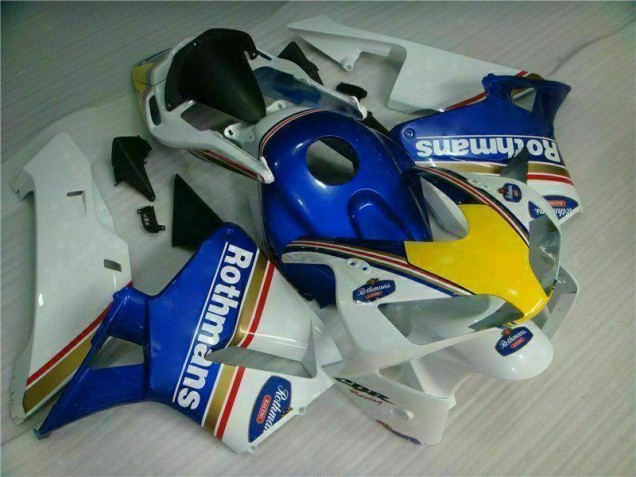 Blue White Rothmans 2003-2004 Honda CBR600RR Motorcycle Fairings Blue White Rothmans 2003-2004 Honda CBR600RR Motorcycle Fairings