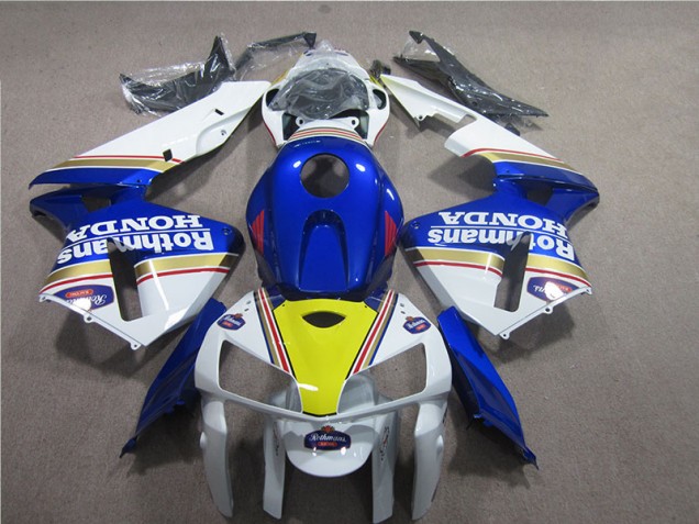 Blue White Rothmans 2005-2006 Honda CBR600RR Motorcycle Fairings Blue White Rothmans 2005-2006 Honda CBR600RR Motorcycle Fairings