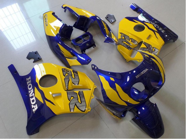 Blue Yellow 1991-1998 Honda CBR250RR MC22 Motorcycle Fairings Blue Yellow 1991-1998 Honda CBR250RR MC22 Motorcycle Fairings