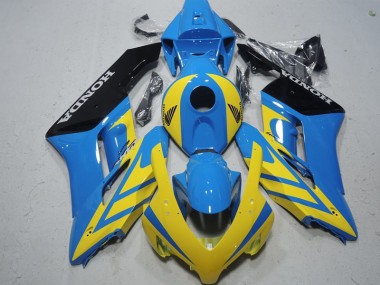 Blue Yellow 2004-2005 Honda CBR1000RR Motorcycle Fairings