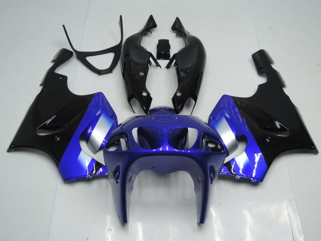 Blue and Black 1996-2003 Kawasaki ZX7R Motorcycle Fairings Blue and Black 1996-2003 Kawasaki ZX7R Motorcycle Fairings