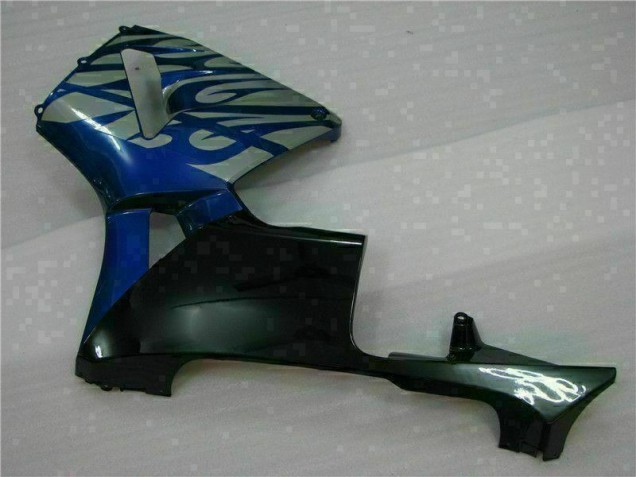 Blue with Silver Flame 2003-2004 Honda CBR600RR Motorcycle Fairings Blue with Silver Flame 2003-2004 Honda CBR600RR Motorcycle Fairings