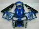 Blue with Silver Flame 2003-2004 Honda CBR600RR Motorcycle Fairings Blue with Silver Flame 2003-2004 Honda CBR600RR Motorcycle Fairings