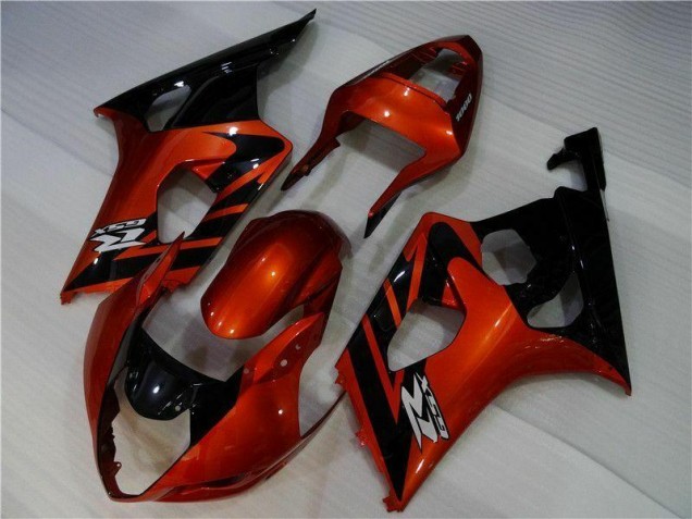 Brown Black 2003-2004 Suzuki GSXR 1000 Motorcycle Fairing Brown Black 2003-2004 Suzuki GSXR 1000 Motorcycle Fairing