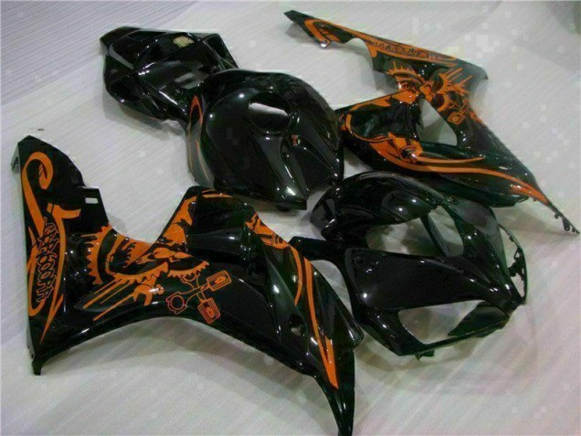 Brown Black 2006-2007 Honda CBR1000RR Motorcycle Fairings Brown Black 2006-2007 Honda CBR1000RR Motorcycle Fairings