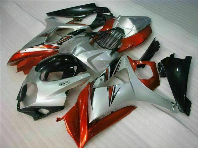 Brown Silver 2007-2008 Suzuki GSXR 1000 Motorcycle Fairings Brown Silver 2007-2008 Suzuki GSXR 1000 Motorcycle Fairings