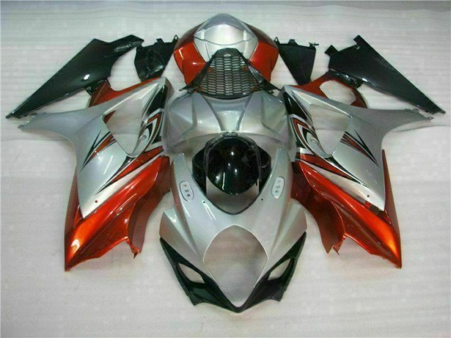Brown Silver 2007-2008 Suzuki GSXR 1000 Motorcycle Fairings Brown Silver 2007-2008 Suzuki GSXR 1000 Motorcycle Fairings