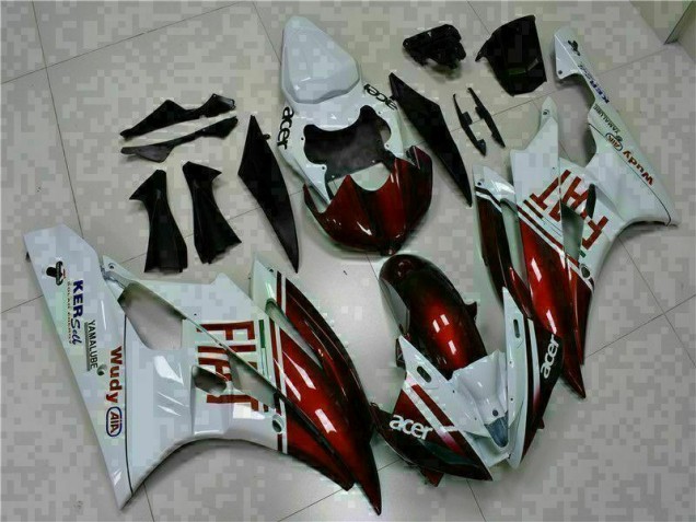 Brown White 2006-2007 Yamaha YZF R6 Motorcycle Fairings Brown White 2006-2007 Yamaha YZF R6 Motorcycle Fairings