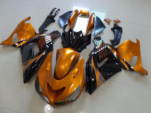 Brown and Black No Sticker 2006-2011 Kawasaki ZX14R ZZR1400 Motorcycle Fairings Brown and Black No Sticker 2006-2011 Kawasaki ZX14R ZZR1400 Motorcycle Fairings