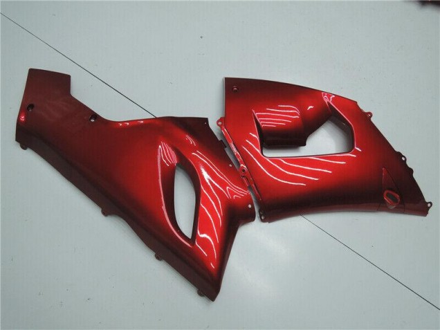 Candy Red 2005-2006 Kawasaki ZX6R Motorcycle Fairings Candy Red 2005-2006 Kawasaki ZX6R Motorcycle Fairings