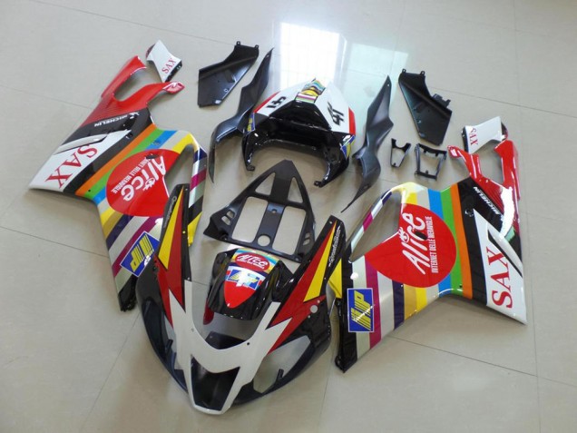 Colorful Sax 2003-2006 Aprilia RSV1000 Motorcycle Fairings Colorful Sax 2003-2006 Aprilia RSV1000 Motorcycle Fairings