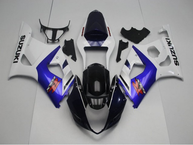 Dark Blue Front and Blue 2003-2004 Suzuki GSXR 1000 Motorcycle Fairings Dark Blue Front and Blue 2003-2004 Suzuki GSXR 1000 Motorcycle Fairings