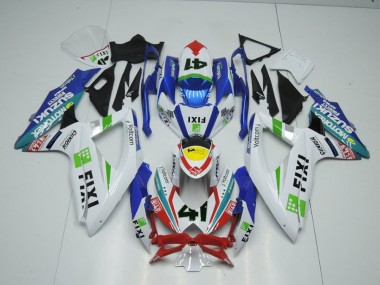 Fixi Light Blue 2009-2016 Suzuki GSXR 1000 Motorcycle Fairings
