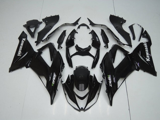 Gloss Black 2013-2018 Kawasaki ZX6R Motorcycle Fairings Gloss Black 2013-2018 Kawasaki ZX6R Motorcycle Fairings