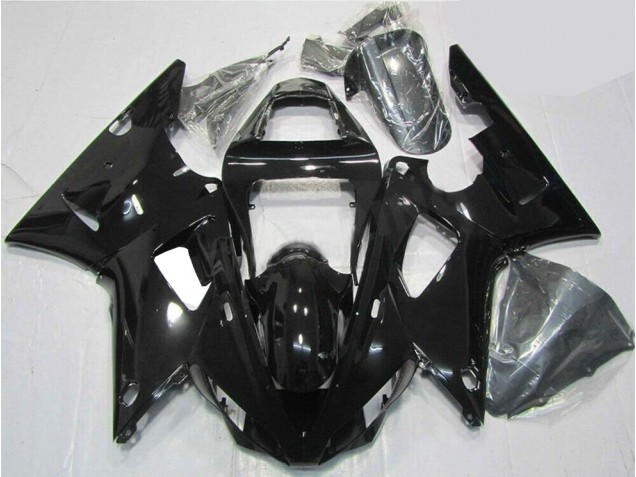 Glossy Black 2000-2001 Yamaha YZF R1 Motorcycle Fairings Glossy Black 2000-2001 Yamaha YZF R1 Motorcycle Fairings