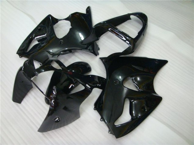 Glossy Black 2000-2002 Kawasaki ZX6R Motorcycle Fairings Glossy Black 2000-2002 Kawasaki ZX6R Motorcycle Fairings
