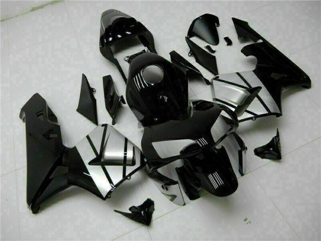 Glossy Black 2003-2004 Honda CBR600RR Motorcycle Fairings Glossy Black 2003-2004 Honda CBR600RR Motorcycle Fairings