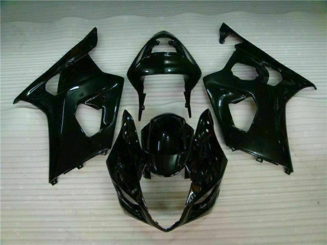 Glossy Black 2003-2004 Suzuki GSXR 1000 Motorcycle Fairing Glossy Black 2003-2004 Suzuki GSXR 1000 Motorcycle Fairing