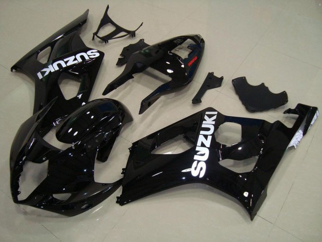 Glossy Black 2003-2004 Suzuki GSXR 1000 Motorcycle Fairings Glossy Black 2003-2004 Suzuki GSXR 1000 Motorcycle Fairings