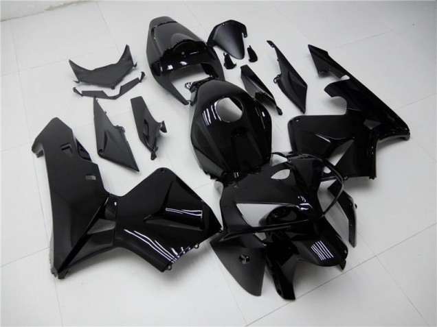 Glossy Black 2005-2006 Honda CBR600RR Motorcycle Fairing Glossy Black 2005-2006 Honda CBR600RR Motorcycle Fairing