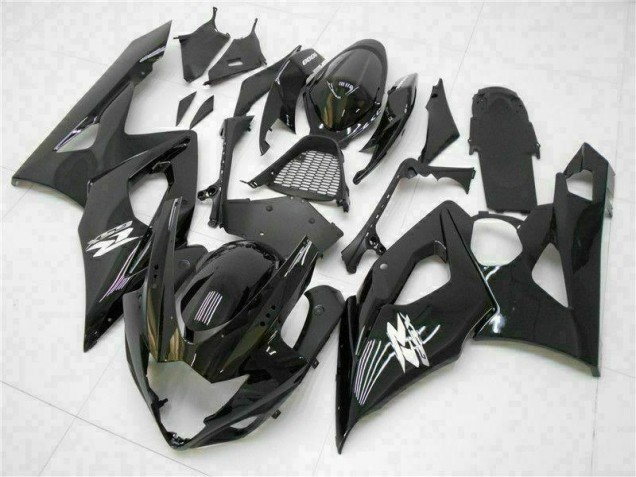 Glossy Black 2005-2006 Suzuki GSXR 1000 Motorcycle Fairing Glossy Black 2005-2006 Suzuki GSXR 1000 Motorcycle Fairing