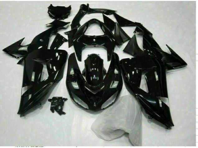 Glossy Black 2006-2007 Kawasaki ZX10R Motorcycle Fairings Glossy Black 2006-2007 Kawasaki ZX10R Motorcycle Fairings