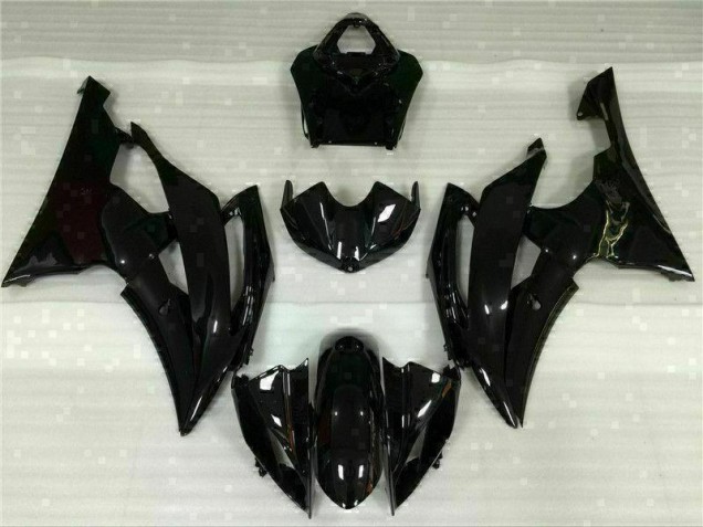 Glossy Black 2008-2016 Yamaha YZF R6 Motorcycle Fairings Glossy Black 2008-2016 Yamaha YZF R6 Motorcycle Fairings