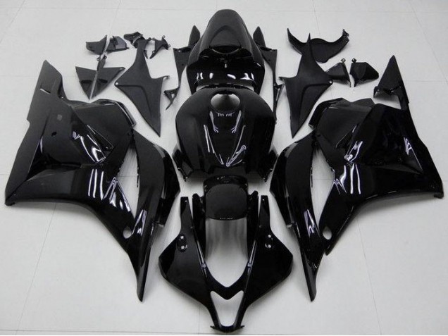 Glossy Black 2009-2012 Honda CBR600RR Motorcycle Fairings Glossy Black 2009-2012 Honda CBR600RR Motorcycle Fairings