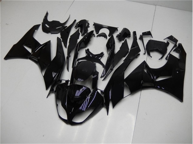 Glossy Black 2009-2012 Kawasaki ZX6R Motorcycle Fairings Glossy Black 2009-2012 Kawasaki ZX6R Motorcycle Fairings