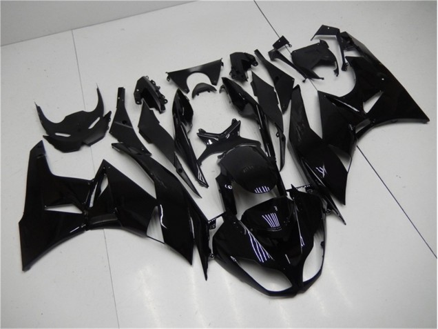 Glossy Black 2009-2012 Kawasaki ZX6R Motorcycle Fairings Glossy Black 2009-2012 Kawasaki ZX6R Motorcycle Fairings