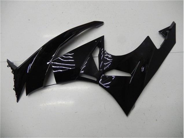 Glossy Black 2009-2012 Kawasaki ZX6R Motorcycle Fairings Glossy Black 2009-2012 Kawasaki ZX6R Motorcycle Fairings