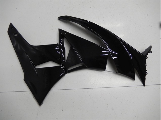 Glossy Black 2009-2012 Kawasaki ZX6R Motorcycle Fairings Glossy Black 2009-2012 Kawasaki ZX6R Motorcycle Fairings